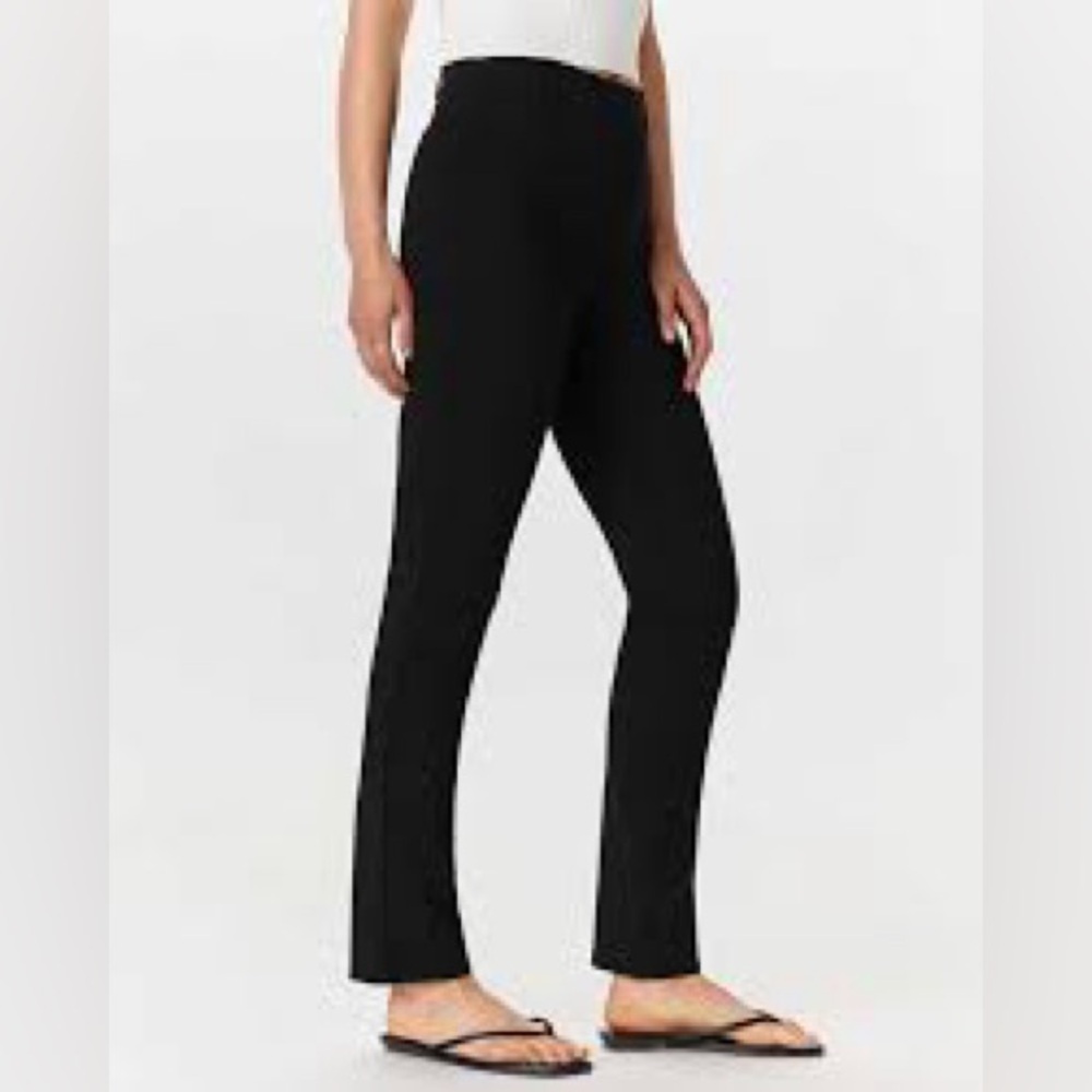 Quince Black Straight Leg Women's Pants A0346